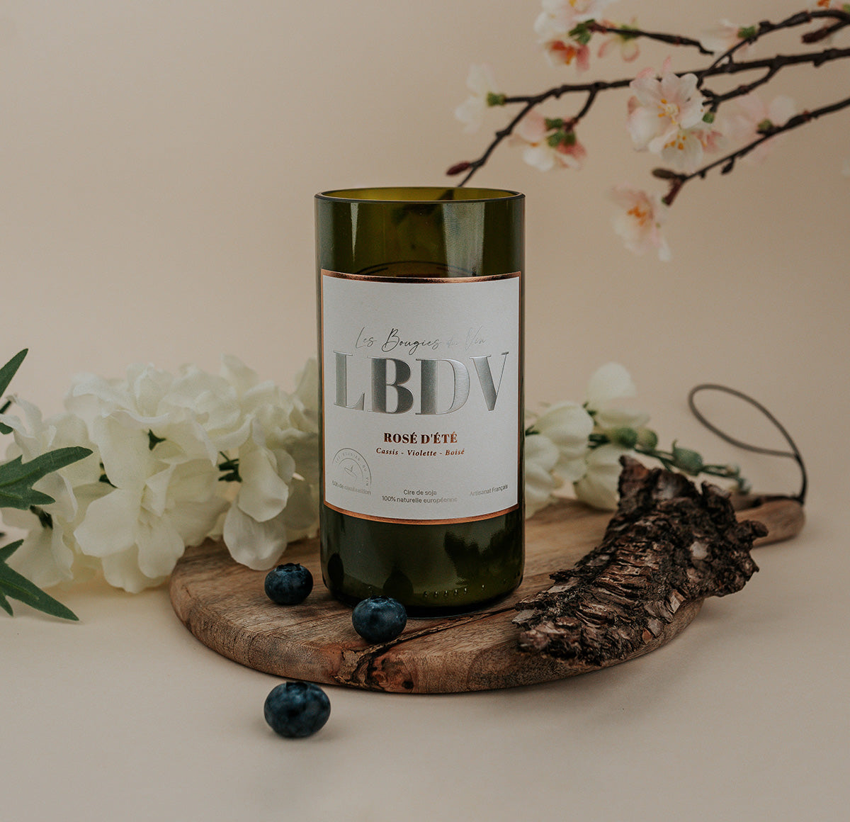 Bougie Rosé d'été