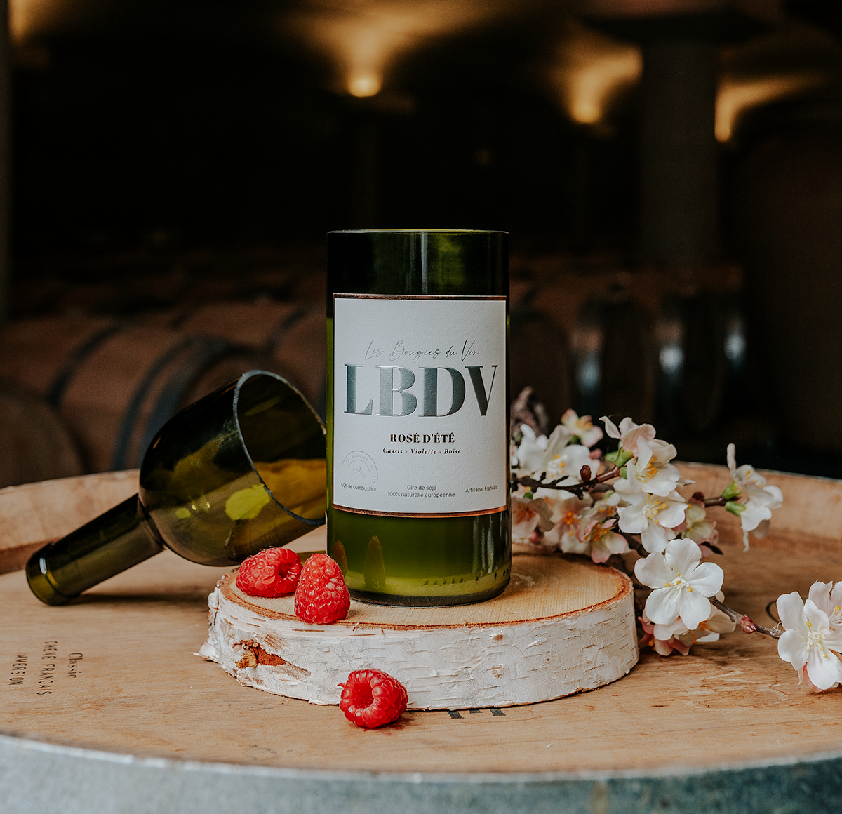 Bougie Rosé d'été
